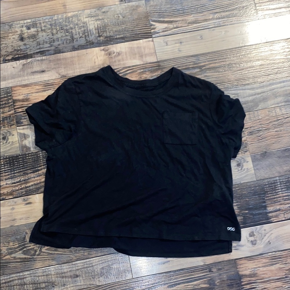 DSG black crop top size large
